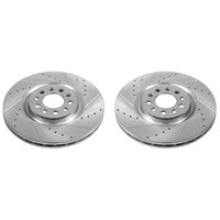DRILLED&SLOTTED RTR PAIR Front 2016-15 CHRYSLER 200/2016-14 JEEP Cherokee/