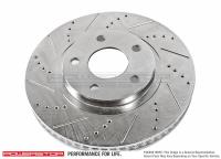 AR85108XL Cross-Drilled and Slotted Brake Rotor Front Left