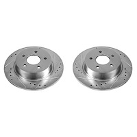 DRILLED&SLOTTED RTR PAIR Rear 2016-13 FORD C-Max/2016-13 FORD Escape/2016-14 FORD Transit Connect/