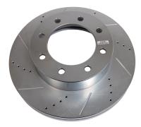  AR85153XL Extreme Performance Drilled And Slotted Front Brake Rotor Fits Select Late Model Ford Models [Left/Driver Side]