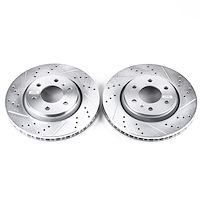 Power Stop Drilled And Slotted Brake Rotor