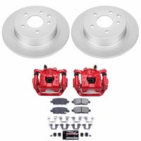 Z23 Daily Driver Premium Carbon-Fiber Ceramic Pad, Fully Coated Rotor, and Powder Coated Caliper Kit for 2007-2018 Nissan Sentra