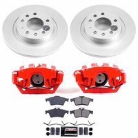 Z23 Daily Driver Premium Carbon-Fiber Ceramic Pad, Fully Coated Rotor, and Powder Coated Caliper Kit for 2006-2009 Pontiac