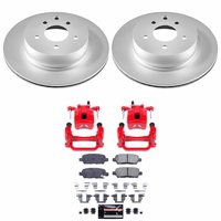 Z23 Daily Driver Premium Carbon-Fiber Ceramic Pad, Fully Coated Rotor, and Powder Coated Caliper Kit for 2005-2008 INFINITI G35