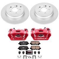 Z23 Daily Driver Premium Carbon-Fiber Ceramic Pad, Fully Coated Rotor, and Powder Coated Caliper Kit for 2012-2015 Honda Pilot