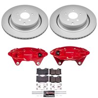 Z23 Daily Driver Premium Carbon-Fiber Ceramic Pad, Fully Coated Rotor, and Powder Coated Caliper Kit for 2011-2013 INFINITI M37