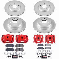 Z23 Daily Driver Premium Carbon-Fiber Ceramic Pad, Fully Coated Rotor, and Powder Coated Caliper Kit for 2009-2014 Nissan Maxima