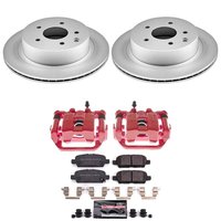 Z23 Daily Driver Premium Carbon-Fiber Ceramic Pad, Fully Coated Rotor, and Powder Coated Caliper Kit for 2011-2025 Nissan LEAF