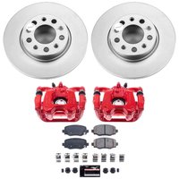 Z23 Daily Driver Premium Carbon-Fiber Ceramic Pad, Fully Coated Rotor, and Powder Coated Caliper Kit for 2015-2023 Jeep Renegade