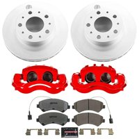 Z36 Truck and Tow Premium Carbon-Fiber Ceramic Pad, Fully Coated Rotor, and Powder Coated Caliper Kit for 2014-2025 Ram