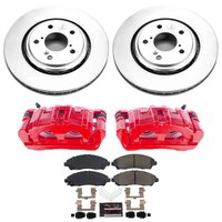 Z23 Daily Driver Premium Carbon-Fiber Ceramic Pad, Fully Coated Rotor, and Powder Coated Caliper Kit for 2017-2019 Acura MDX