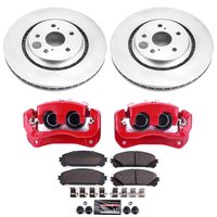 Z23 Daily Driver Premium Carbon-Fiber Ceramic Pad, Fully Coated Rotor, and Powder Coated Caliper Kit for 2022-2024 Lexus NX350