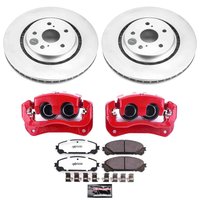Z36 Truck and Tow Premium Carbon-Fiber Ceramic Pad, Fully Coated Rotor, and Powder Coated Caliper Kit for 2022-2024 Lexus NX350