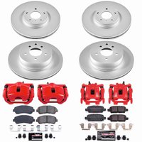 Z23 Daily Driver Premium Carbon-Fiber Ceramic Pad, Fully Coated Rotor, and Powder Coated Caliper Kit for 2016-2020 Nissan Maxima