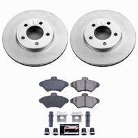 Z23 Daily Driver Premium Carbon-Fiber Ceramic Brake Pad and Fully Coated Rotor Kit for 1993-1997 Ford Thunderbird