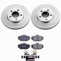 Z23 Daily Driver Premium Carbon-Fiber Ceramic Brake Pad and Fully Coated Rotor Kit for 1994-2000 Ford Taurus