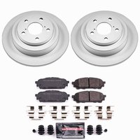 Z23 Daily Driver Premium Carbon-Fiber Ceramic Brake Pad and Fully Coated Rotor Kit for 2004-2007 Subaru Impreza