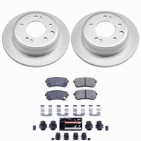 Z23 Daily Driver Premium Carbon-Fiber Ceramic Brake Pad and Fully Coated Rotor Kit for 2010-2015 Hyundai Tucson