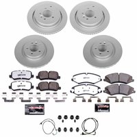 Z36 Truck & Tow Premium Carbon-Fiber Ceramic Brake Pad and Fully Coated Rotor Kit for 2011-2016 Land Rover LR4