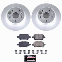 Z23 Daily Driver Premium Carbon-Fiber Ceramic Brake Pad and Fully Coated Rotor Kit for 2017-2019 Chevrolet Cruze