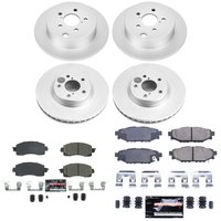 Z23 Daily Driver Premium Carbon-Fiber Ceramic Brake Pad and Fully Coated Rotor Kit for 2017-2022 Subaru Impreza