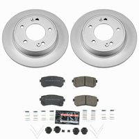 Z23 Daily Driver Premium Carbon-Fiber Ceramic Brake Pad and Fully Coated Rotor Kit for 2021-2025 Kia Seltos
