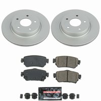 Z23 Daily Driver Premium Carbon-Fiber Ceramic Brake Pad and Fully Coated Rotor Kit for 2018-2020 Nissan Rogue