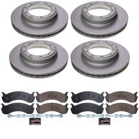 Z36 Truck & Tow Premium Carbon-Fiber Ceramic Brake Pad and Fully Coated Rotor Kit