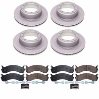 Z36 Truck & Tow Premium Carbon-Fiber Ceramic Brake Pad and Fully Coated Rotor Kit