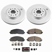 Z23 Daily Driver Premium Carbon-Fiber Ceramic Brake Pad and Fully Coated Rotor Kit for 2021-2022 Cadillac XT6