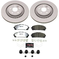 Z36 Truck & Tow Premium Carbon-Fiber Ceramic Brake Pad and Fully Coated Rotor Kit for 2023-2025 Lexus RX350