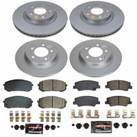 Z23 Daily Driver Premium Carbon-Fiber Ceramic Brake Pad and Fully Coated Rotor Kit for 2020-2026 Hyundai Sonata