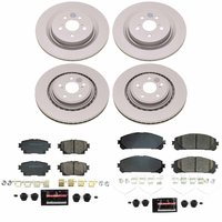 Z23 Daily Driver Premium Carbon-Fiber Ceramic Brake Pad and Fully Coated Rotor Kit for 2023-2025 Lexus RX350