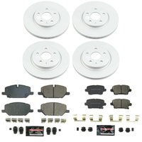 Z23 Daily Driver Premium Carbon-Fiber Ceramic Brake Pad and Fully Coated Rotor Kit for 2020-2022 Cadillac XT4