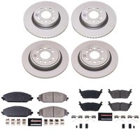 Z23 Daily Driver Premium Carbon-Fiber Ceramic Brake Pad and Fully Coated Rotor Kit for 2021-2025 Ram 1500