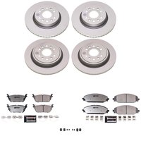 Z36 Truck & Tow Premium Carbon-Fiber Ceramic Brake Pad and Fully Coated Rotor Kit for 2021-2025 Ram 1500