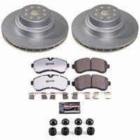 Z36 Truck & Tow Premium Carbon-Fiber Ceramic Brake Pad and Fully Coated Rotor Kit for 2006-2012 Workhorse Custom Chassis W42