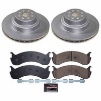 Z36 Truck & Tow Premium Carbon-Fiber Ceramic Brake Pad and Fully Coated Rotor Kit for 2006-2007 Workhorse W42