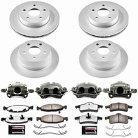 Z36 Truck and Tow Premium Carbon-Fiber Ceramic Pad, Fully Coated Rotor, and Caliper Kit for 1999-2002 Jeep Grand Cherokee