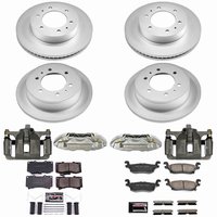 Z23 Daily Driver Premium Carbon-Fiber Ceramic Pad, Fully Coated Rotor, and Caliper Kit for 2006-2010 Hummer H3