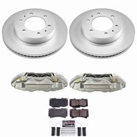 Z23 Daily Driver Premium Carbon-Fiber Ceramic Pad, Fully Coated Rotor, and Caliper Kit for 2006-2010 Hummer H3