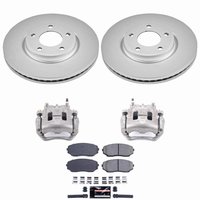 Z23 Daily Driver Premium Carbon-Fiber Ceramic Pad, Fully Coated Rotor, and Caliper Kit for 2007-2009 Ford Edge