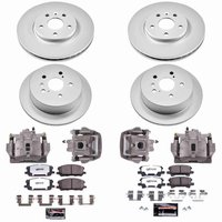 Z36 Truck and Tow Premium Carbon-Fiber Ceramic Pad, Fully Coated Rotor, and Caliper Kit for 2004-2006 Lexus RX330