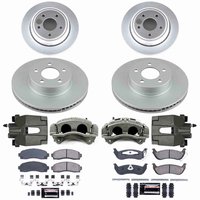 Z23 Daily Driver Premium Carbon-Fiber Ceramic Pad, Fully Coated Rotor, and Caliper Kit for 2010-2011 Ford Ranger
