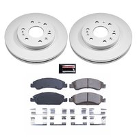 Z17 Evolution Coated Rotor and Low-Dust Ceramic Brake Pad Kit for 2007-2020 Chevrolet Suburban/Silverado 1500 LD/Avalanche