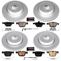 Z23 Evolution Coated Rotor and Carbon-Fiber Ceramic Brake Pad Kit for 2004-2010 BMW 535i/545i/645Ci/550i/650i