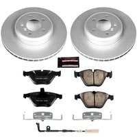 Z23 Evolution Coated Rotor and Carbon-Fiber Ceramic Brake Pad Kit for 2004-2010 BMW 535i/545i/645Ci/550i/650i