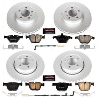 Z23 Evolution Coated Rotor and Carbon-Fiber Ceramic Brake Pad Kit for 2005-2008 BMW 760Li/760i/750Li/750i