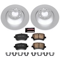 Z23 Evolution Coated Rotor and Carbon-Fiber Ceramic Brake Pad Kit for 2005-2011 Audi A6/A6 Quattro