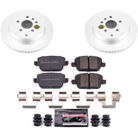 Z23 Evolution Coated Rotor and Carbon-Fiber Ceramic Brake Pad Kit for 2008-2012 Land Rover LR2